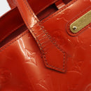 LOUIS VUITTON Monogram Vernis Wilshire PM Bag Orenge Sunset M93644 Auth BA10354-18