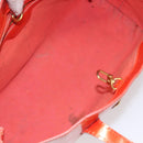 LOUIS VUITTON Monogram Vernis Wilshire PM Bag Orenge Sunset M93644 Auth BA10354-21