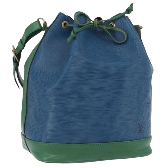LOUIS VUITTON Epi Noe Shoulder Bag Bicolor Green Blue M44044 LV Auth BA10355