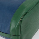 LOUIS VUITTON Epi Noe Shoulder Bag Bicolor Green Blue M44044 LV Auth BA10355-15