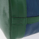 LOUIS VUITTON Epi Noe Shoulder Bag Bicolor Green Blue M44044 LV Auth BA10355-17