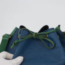 LOUIS VUITTON Epi Noe Shoulder Bag Bicolor Green Blue M44044 LV Auth BA10355-10