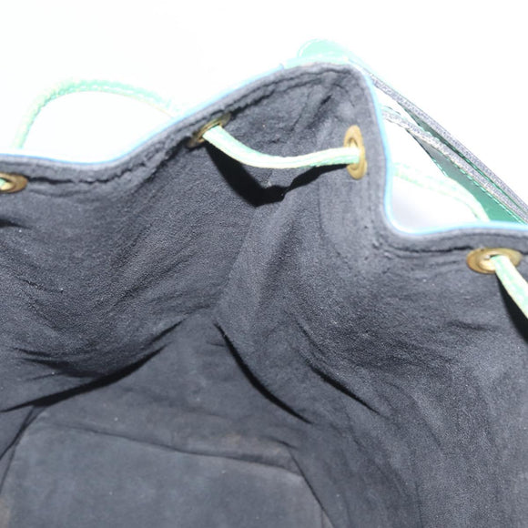 LOUIS VUITTON Epi Noe Shoulder Bag Bicolor Green Blue M44044 LV Auth BA10355