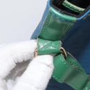 LOUIS VUITTON Epi Noe Shoulder Bag Bicolor Green Blue M44044 LV Auth BA10355-12