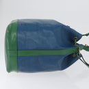 LOUIS VUITTON Epi Noe Shoulder Bag Bicolor Green Blue M44044 LV Auth BA10355-3