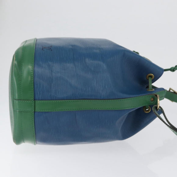 LOUIS VUITTON Epi Noe Shoulder Bag Bicolor Green Blue M44044 LV Auth BA10355