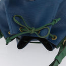 LOUIS VUITTON Epi Noe Shoulder Bag Bicolor Green Blue M44044 LV Auth BA10355-6