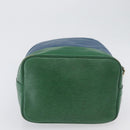 LOUIS VUITTON Epi Noe Shoulder Bag Bicolor Green Blue M44044 LV Auth BA10355-5