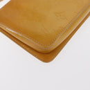 LOUIS VUITTON Vernis Lexington Accessory Pouch Beige M91010 LV Auth BA10359-16