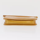 LOUIS VUITTON Vernis Lexington Accessory Pouch Beige M91010 LV Auth BA10359-5