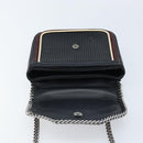 Stella MacCartney Hand Bag Leather 2way Black Silver Auth BA10361-20