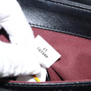Stella MacCartney Hand Bag Leather 2way Black Silver Auth BA10361-12