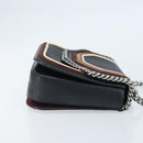 Stella MacCartney Hand Bag Leather 2way Black Silver Auth BA10361-3