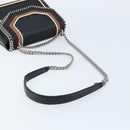 Stella MacCartney Hand Bag Leather 2way Black Silver Auth BA10361-7