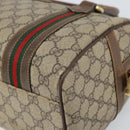 GUCCI GG Supreme Web Sherry Line Bag PVC Beige 002 115 6697 4023 Auth BA10364-10