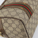 GUCCI GG Supreme Web Sherry Line Bag PVC Beige 002 115 6697 4023 Auth BA10364-11