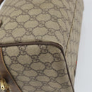 GUCCI GG Supreme Web Sherry Line Bag PVC Beige 002 115 6697 4023 Auth BA10364-13