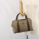 GUCCI GG Supreme Web Sherry Line Bag PVC Beige 002 115 6697 4023 Auth BA10364-23