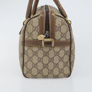 GUCCI GG Supreme Web Sherry Line Bag PVC Beige 002 115 6697 4023 Auth BA10364-4