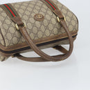 GUCCI GG Supreme Web Sherry Line Bag PVC Beige 002 115 6697 4023 Auth BA10364-7