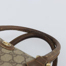 GUCCI GG Supreme Web Sherry Line Bag PVC Beige 002 115 6697 4023 Auth BA10364-8