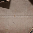 Christian Dior Trotter Canvas Boston Tasche Braun Gold Auth BA10366-16
