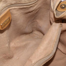 GUCCI Micro GG Supreme Hand Bag PVC Beige Gold 000 40 0207 Auth BA10367-19