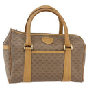 GUCCI Micro GG Supreme Hand Bag PVC Beige Gold 000 40 0207 Auth BA10367-13