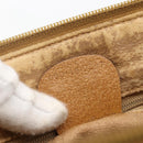 GUCCI Micro GG Supreme Hand Bag PVC Beige Gold 000 40 0207 Auth BA10367-12