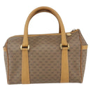 GUCCI Micro GG Supreme Hand Bag PVC Beige Gold 000 40 0207 Auth BA10367-2