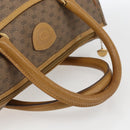 GUCCI Micro GG Supreme Hand Bag PVC Beige Gold 000 40 0207 Auth BA10367-7