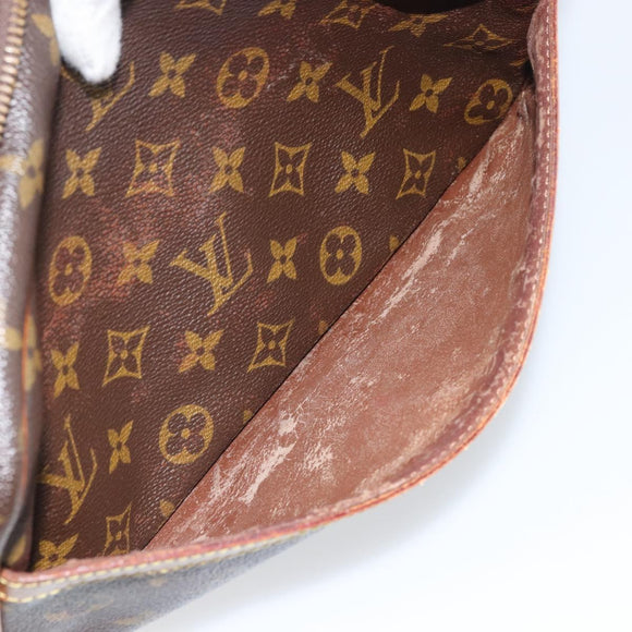 LOUIS VUITTON Monogram Compiegne 28 Clutch Bag M51845 LV Auth BA10368