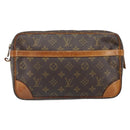 LOUIS VUITTON Monogram Compiegne 28 Clutch Bag M51845 LV Auth BA10368-13