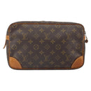LOUIS VUITTON Monogram Compiegne 28 Clutch Bag M51845 LV Auth BA10368-2
