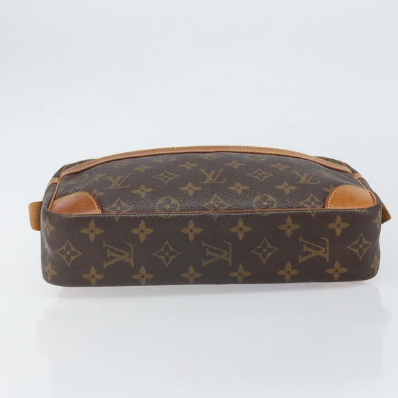 LOUIS VUITTON Monogram Compiegne 28 Clutch Bag M51845 LV Auth BA10368