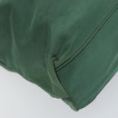 PRADA Tote Bag Nylon Green Auth BA10373-9