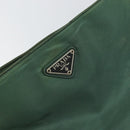 PRADA Tote Bag Nylon Green Auth BA10373-17
