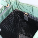 PRADA Tote Bag Nylon Green Auth BA10373-20