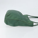 PRADA Tote Bag Nylon Green Auth BA10373-3