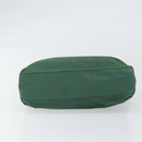PRADA Tote Bag Nylon Green Auth BA10373-5