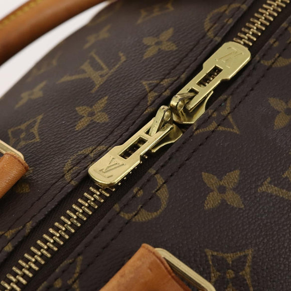 LOUIS VUITTON Monogram Keepall 55 Boston Bag M41424 LV Auth BA10377