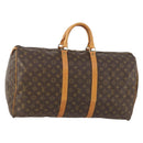 LOUIS VUITTON Monogram Keepall 55 Boston Bag M41424 LV Auth BA10377-1