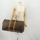 LOUIS VUITTON Monogram Keepall 55 Boston Bag M41424 LV Auth BA10377-22