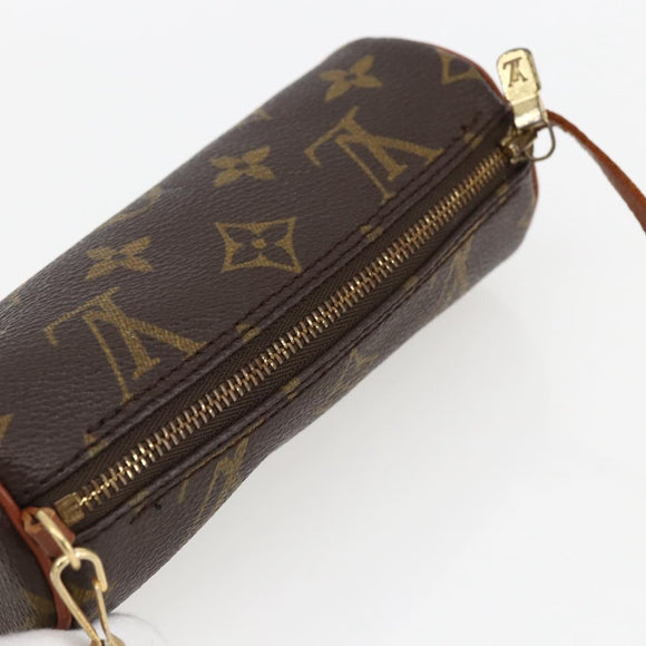 LOUIS VUITTON Monogram Papillon Täschchen LV Auth BA10382
