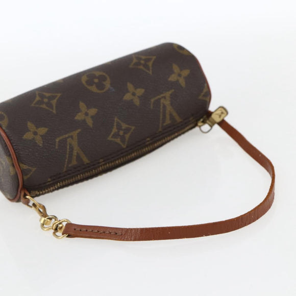 LOUIS VUITTON Monogram Papillon Täschchen LV Auth BA10382