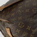 LOUIS VUITTON Monogram Saumur 35 Shoulder Bag M42254 LV Auth BA10390-18