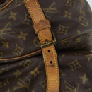 LOUIS VUITTON Monogram Saumur 35 Shoulder Bag M42254 LV Auth BA10390-19