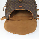 LOUIS VUITTON Monogram Saumur 35 Shoulder Bag M42254 LV Auth BA10390-23