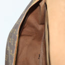 LOUIS VUITTON Monogram Saumur 35 Shoulder Bag M42254 LV Auth BA10390-25