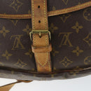 LOUIS VUITTON Monogram Saumur 35 Shoulder Bag M42254 LV Auth BA10390-26